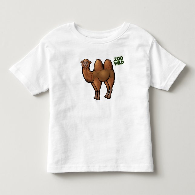 T-shirt Pour Les Tous Petits Chameau Bactrian (Devant)