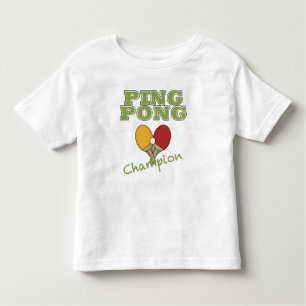 T-shirt Pour Les Tous Petits Champion de ping-pong