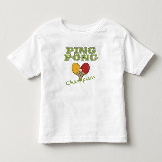 T-shirt Pour Les Tous Petits Champion de ping-pong