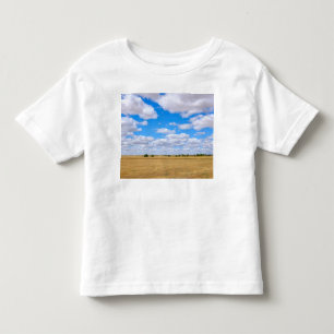 T-shirt Pour Les Tous Petits Champs de blé récoltés