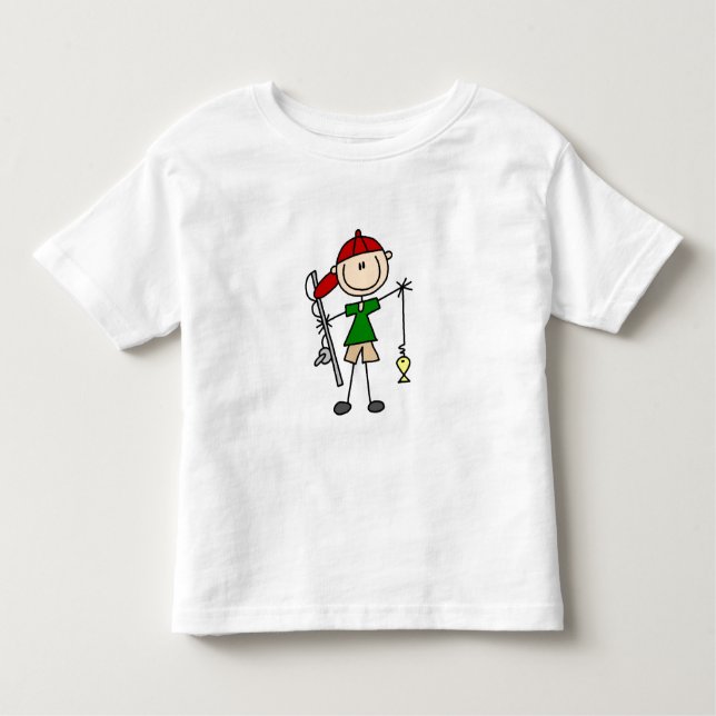 T-shirt Pour Les Tous Petits Chandail de pêche figure (Devant)