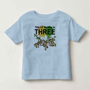 T-shirt Pour Les Tous Petits Chandails et cadeaux pour le 3e anniversaire des s