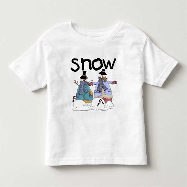 T-shirt Pour Les Tous Petits Chandails et cadeaux pour les amateurs de neige (Devant)