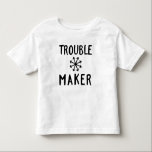 T-shirt Pour Les Tous Petits Chaos créateurs de problèmes<br><div class="desc">Pour votre tout-petit ou autre enfant sauvage. Plusieurs tailles disponibles. Symbole du chaos avec la typographie du "fauteur de troubles"</div>