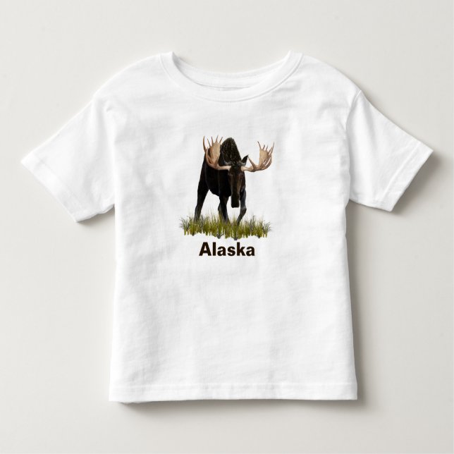 T-shirt Pour Les Tous Petits Charging Bull Moose (Devant)