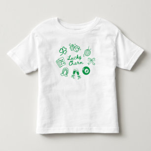 T-shirt Pour Les Tous Petits Charme Chanceux St Patrick Jour Trèfle Chanceux