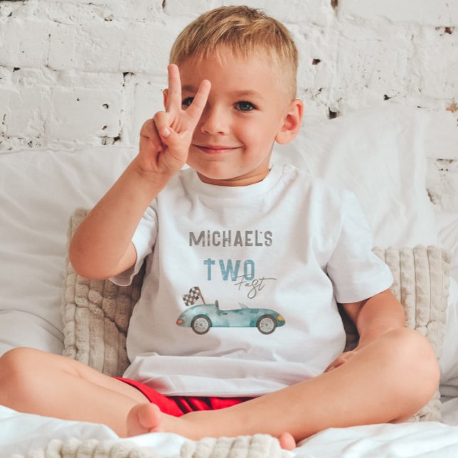 T-shirt Pour Les Tous Petits Charming Race Car Anniversaire (Créateur téléchargé)