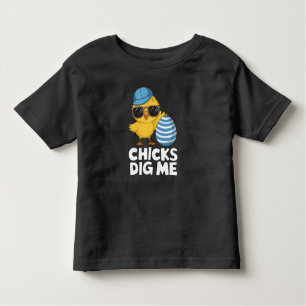 T-shirt Pour Les Tous Petits Chasse aux oeufs amusante de Pâques