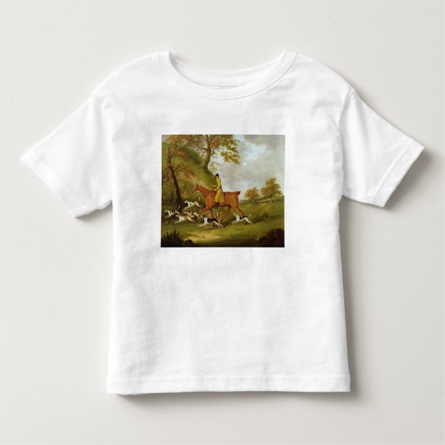 T-shirt Pour Les Tous Petits Chasseur et chiens, 1809 (huile sur la toile) (Devant)