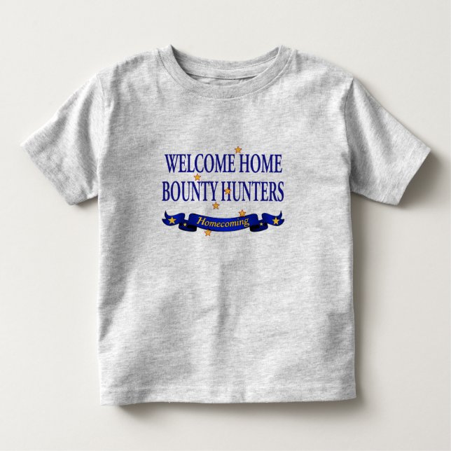 T-shirt Pour Les Tous Petits Chasseurs de générosité à la maison bienvenus (Devant)