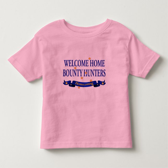 T-shirt Pour Les Tous Petits Chasseurs de générosité à la maison bienvenus (Devant)