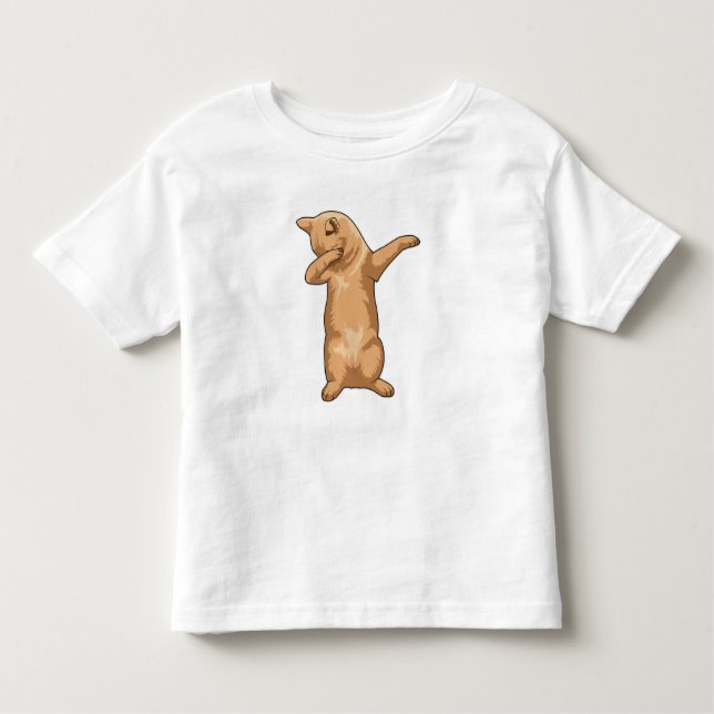 T-shirt Pour Les Tous Petits Chat chez Hip hop Dance Dab (Devant)