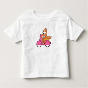 T-shirt Pour Les Tous Petits Chat comme Biker avec Scooter.PNG