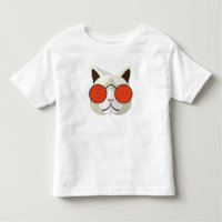 Chat cool en lunettes de soleil