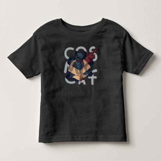 T-shirt Pour Les Tous Petits Chat cosmique (Devant)