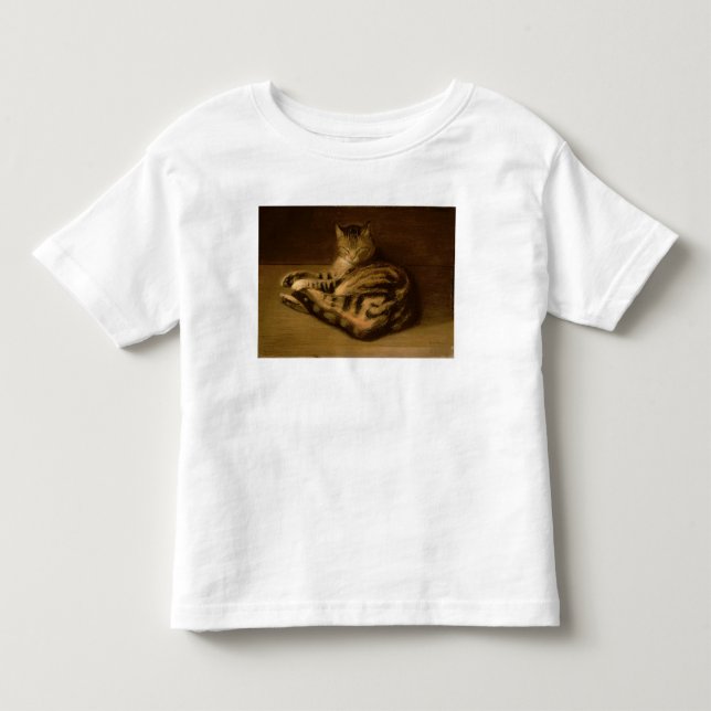 T-shirt Pour Les Tous Petits Chat couché, 1898 (Devant)
