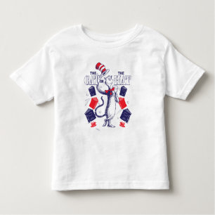 T-shirt Pour Les Tous Petits Chat dans le Casquette   Lecture de livres