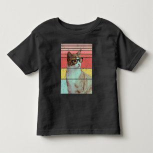 T-SHIRT POUR LES TOUS PETITS CHAT DRÔLE MIGNON VINTAGE TENDANCE