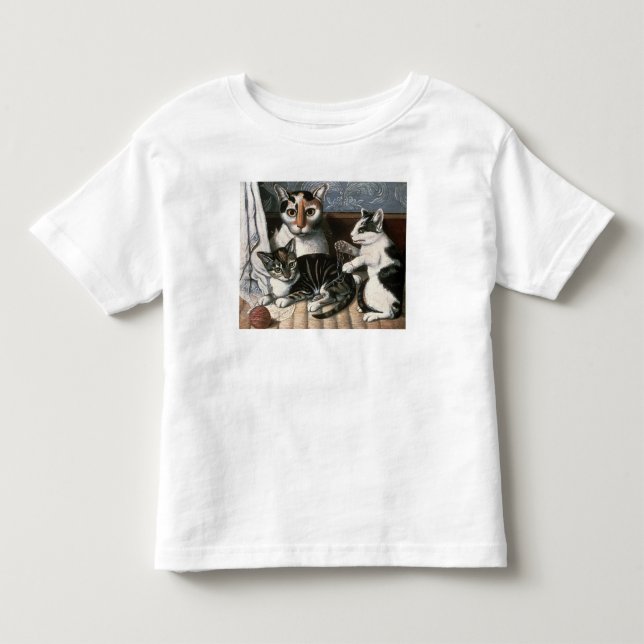 T-shirt Pour Les Tous Petits Chat et chatons, c.1872-1883 (Devant)