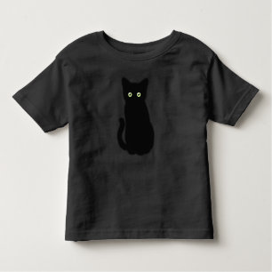 T-shirt Pour Les Tous Petits Chat noir, chaton mignon, plaisir spottaculaire
