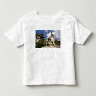 T-shirt Pour Les Tous Petits Château de Peles du 18ème siècle, Sinaia, Roumanie