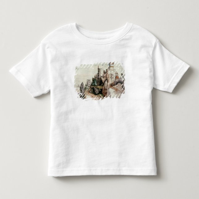 T-shirt Pour Les Tous Petits Château enrichi (Devant)