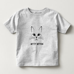 T-shirt Pour Les Tous Petits chaton minou