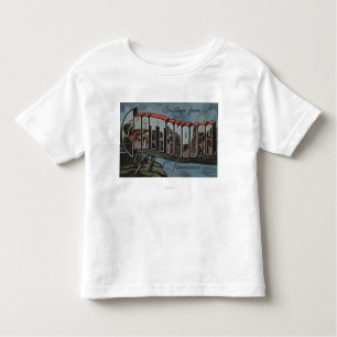T-shirt Pour Les Tous Petits Chattanooga, Tennessee (scène de rivière)