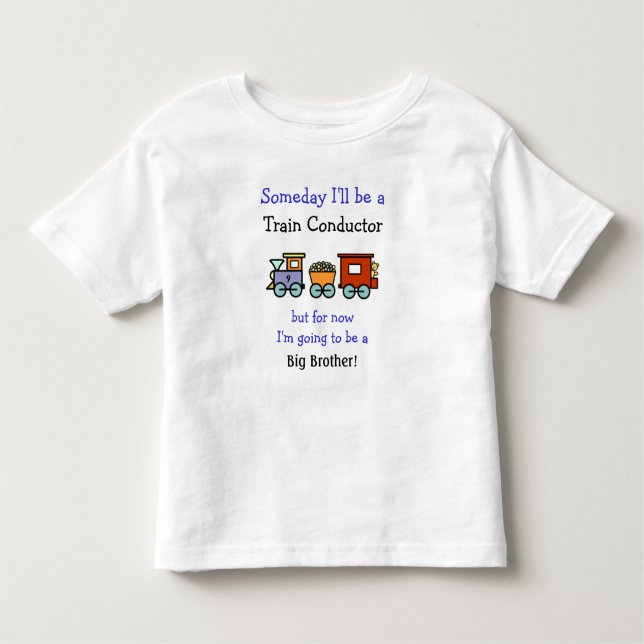 T-shirt Pour Les Tous Petits Chef de train/Big Brother (Devant)