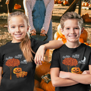 T-shirt Pour Les Tous Petits Chefs de Citrouille d'Halloween