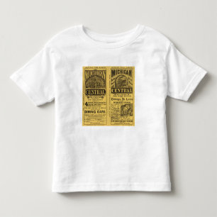 T-shirt Pour Les Tous Petits Chemin de fer de central du Michigan