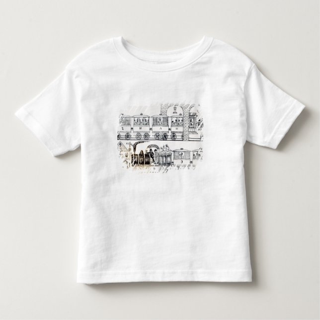 T-shirt Pour Les Tous Petits Chemin de fer indien (Devant)