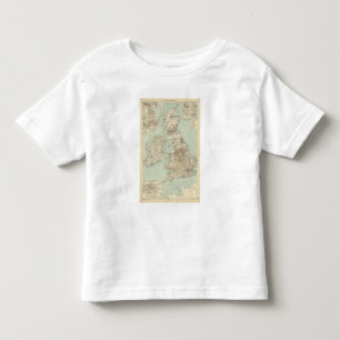 T-shirt Pour Les Tous Petits Chemins de fer d'îles britanniques