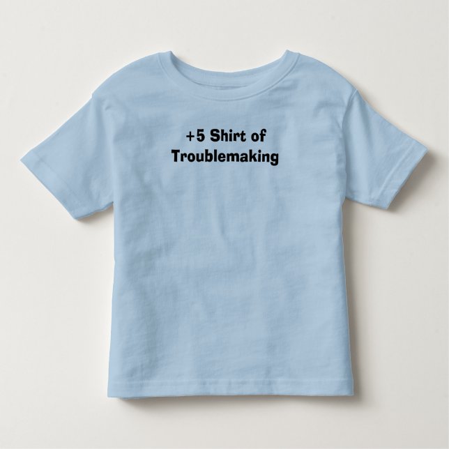 T-shirt Pour Les Tous Petits +Chemise 5 de Troublemaking (Devant)