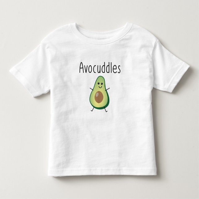 T-shirt Pour Les Tous Petits Chemise à volants pour tout-petit Avocuddles (Devant)
