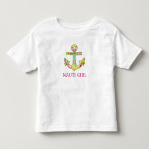 T-shirt Pour Les Tous Petits Chemise bébé nautique à volants