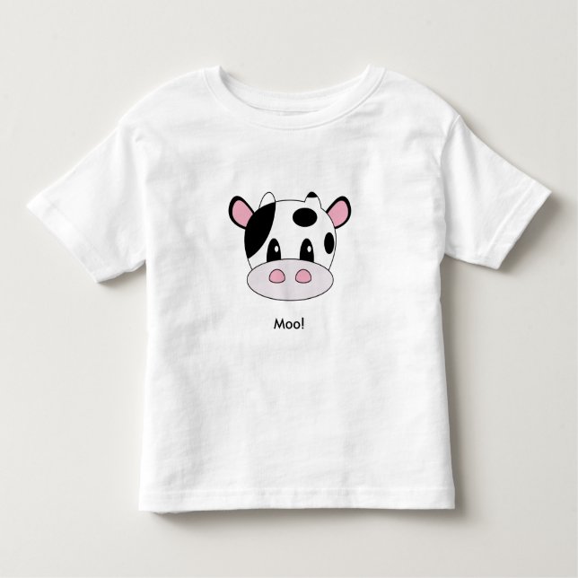 T-shirt Pour Les Tous Petits Chemise bébé vache (Devant)