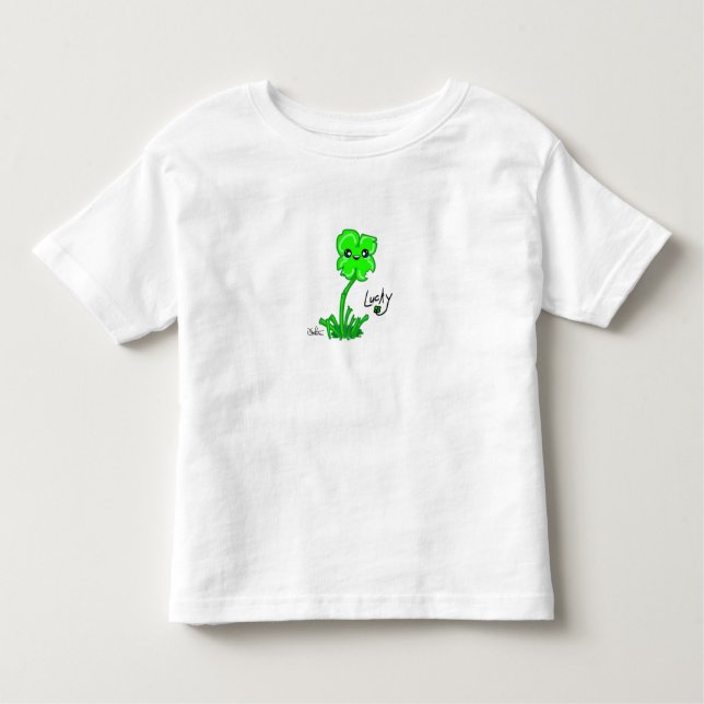 T-shirt Pour Les Tous Petits Chemise chanceuse (Devant)