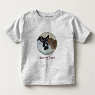 T-shirt Pour Les Tous Petits Chemise d'amour de lapin