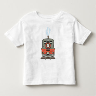 T-shirt Pour Les Tous Petits Chemise d'anniversaire - chemise de train