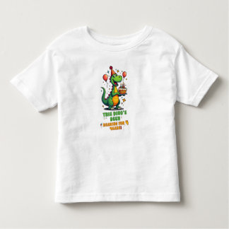 T-shirt Pour Les Tous Petits Chemise d'anniversaire de Dinosaur mignonne pour 4
