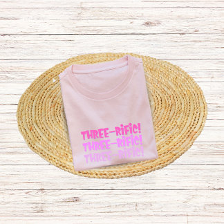 T-shirt Pour Les Tous Petits Chemise d'anniversaire de trois ans pour enfants