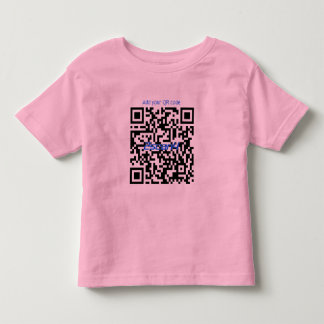 T-shirt Pour Les Tous Petits Chemise de base avec votre code de QR