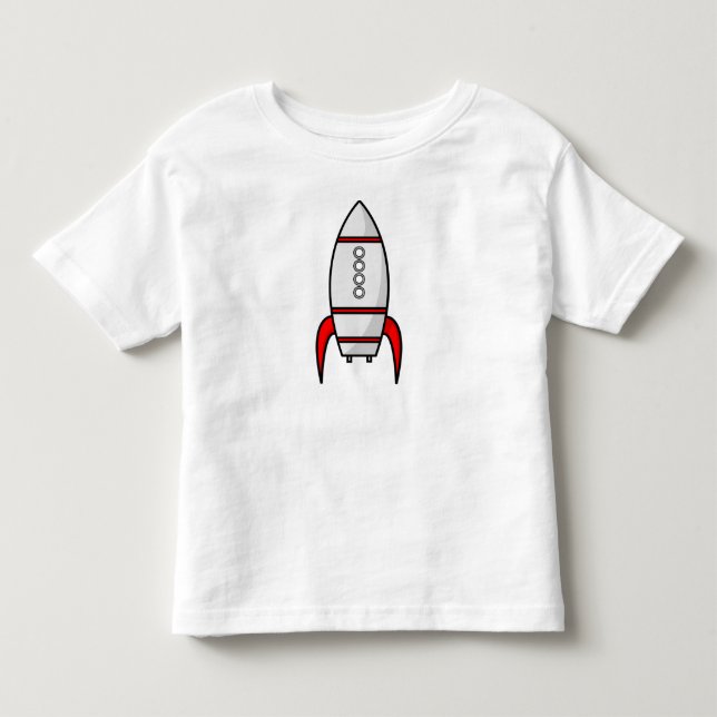T-shirt Pour Les Tous Petits Chemise de bateau de Rocket (Devant)