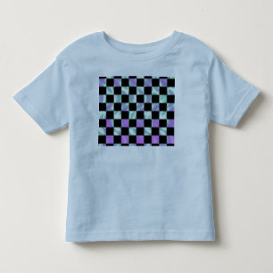 T-shirt Pour Les Tous Petits Chemise de bébé à motif carreaux vert Alien