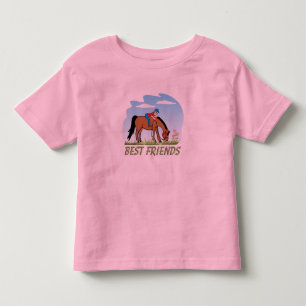 T-shirt Pour Les Tous Petits Chemise de cheval de meilleurs amis pour des