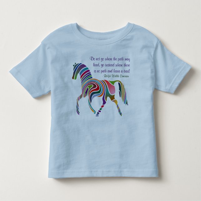 T-shirt Pour Les Tous Petits Chemise de citation d'Emerson (Devant)