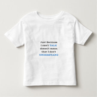 T-shirt Pour Les Tous Petits Chemise de conscience d'apraxie de la parole de
