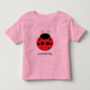 T-shirt Pour Les Tous Petits Chemise de fille à long feutre Ladybug