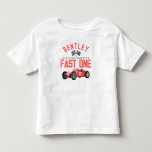T-shirt Pour Les Tous Petits Chemise de garçon d'anniversaire voiture de course